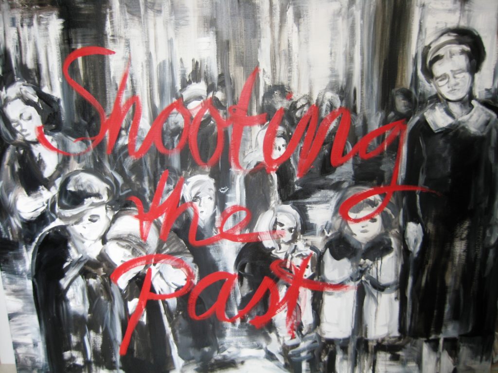 2009 “Shooting the past”, 140 x 170 cm, Olieverf op linnen