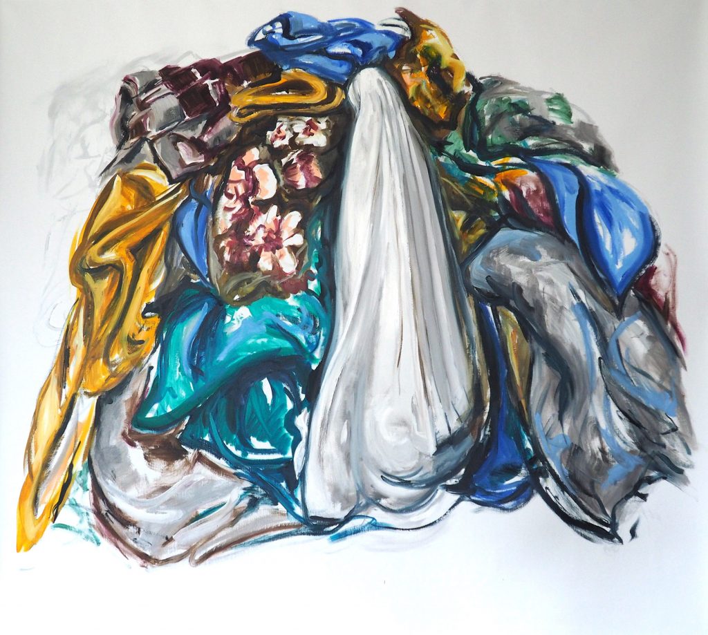 2020 "Madonna van de dekens", 200 240 cm, Olieverf op linnen